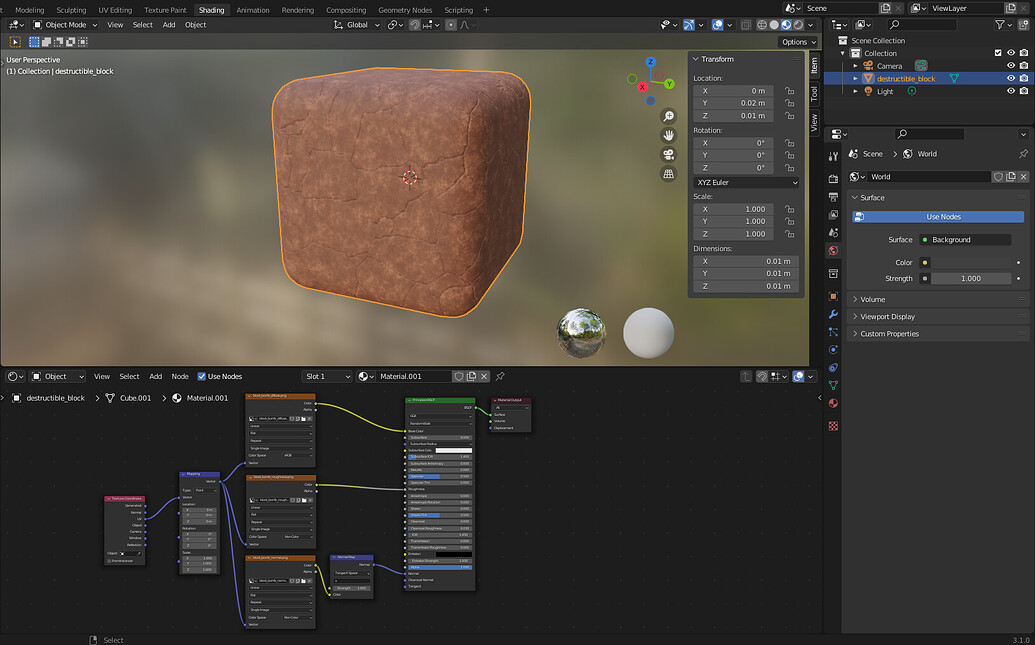 Help with baked procedurally-generated texture map - Materials and ...