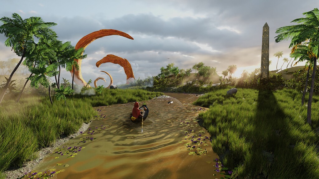 Rising Sun Game concept art - Finished Projects - Blender Artists Community