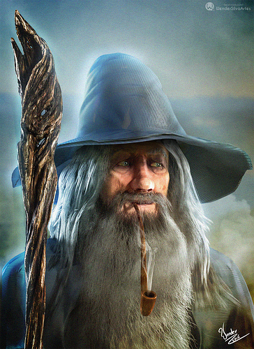 Gandalf, The Gray - Finished Projects - Blender Artists Community