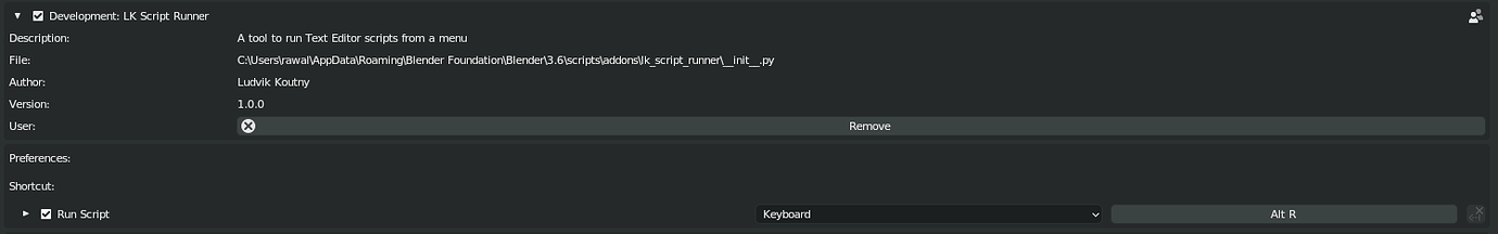 Script Runner Addon - Released Scripts and Themes - Blender Artists ...