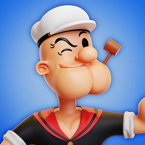 Popeye 3D Fan Art 10
