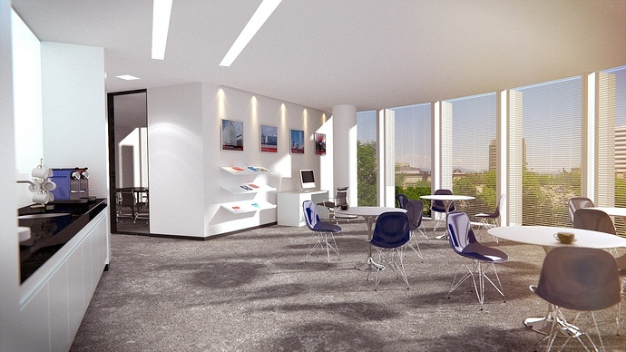 Office interior visualization - Finished Projects - Blender Artists ...
