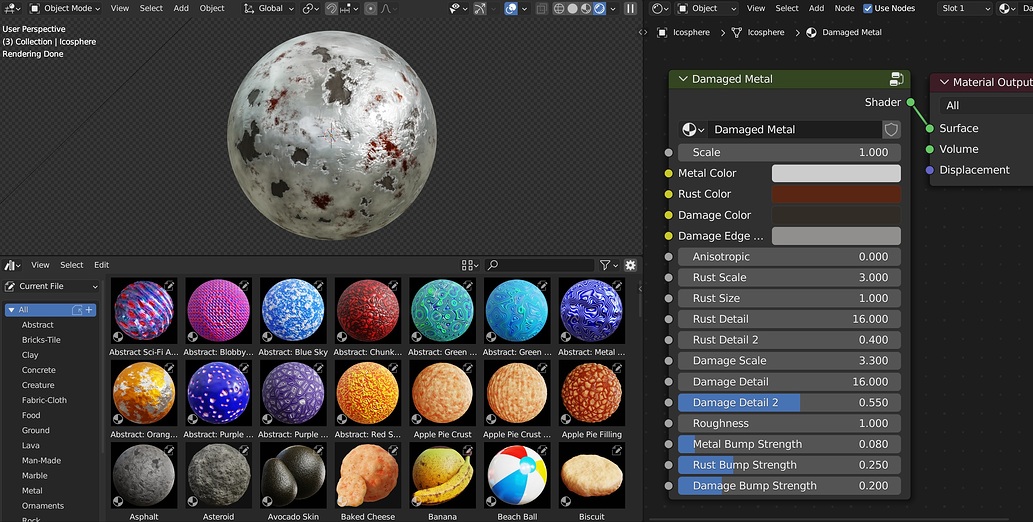 Ultimate Blender Procedural Material Pack - Materials and Textures ...