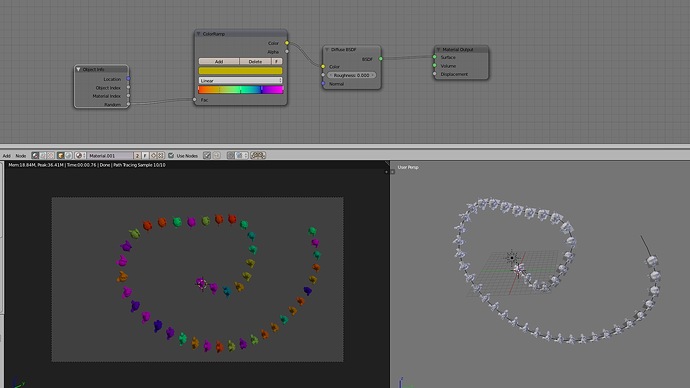 Array Modifiers and Changing Colors? - Materials and Textures - Blender ...