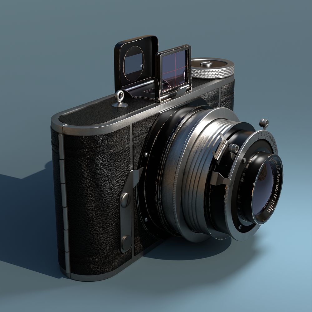 Camera Animation Black Ihagee Parvola 1930's Camera (Animated) - Finished Projects - Blender ...