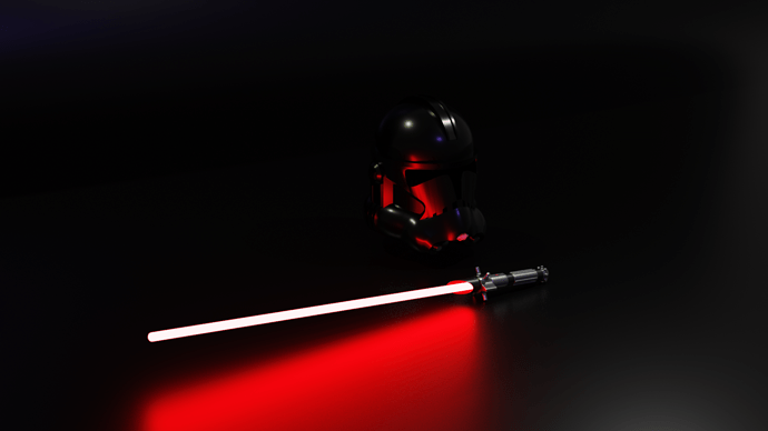 Light saber and helmet