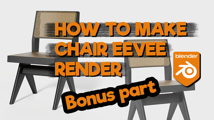 How to make easy eevee product render - blender