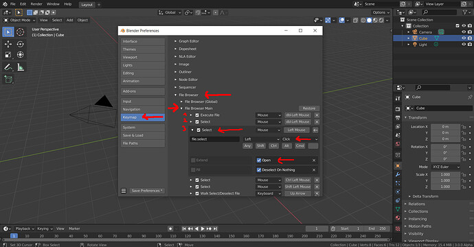 Blender File Browser Single Click Navigation - Basics & Interface ...