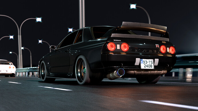 R32 Skyline GTR - Finished Projects - Blender Artists Community