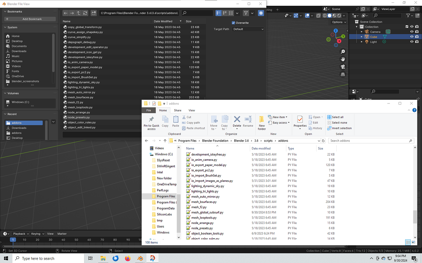 Blender can't find my addon to install - Python Support - Blender ...