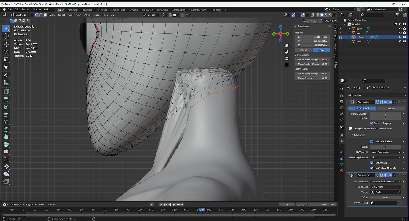 Retopology Help - Modeling - Blender Artists Community