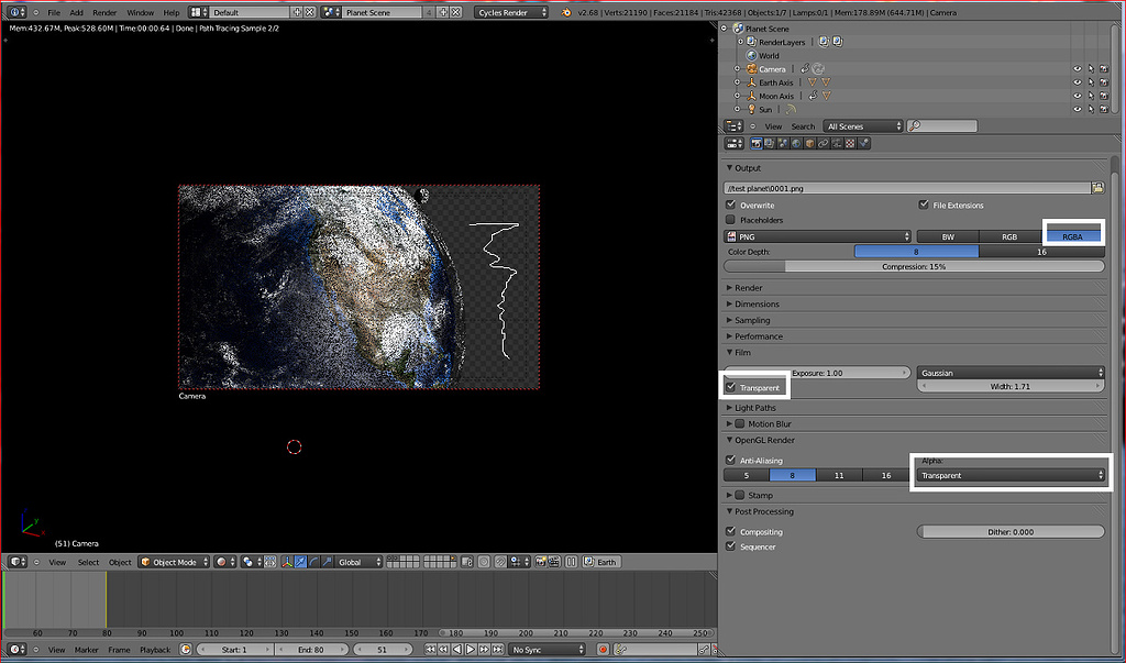 trying to export a PNG and keep my Transparent background - Compositing ...