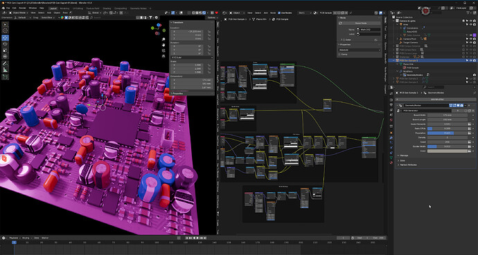 PCB Generator 1.0 - Finished Projects - Blender Artists Community