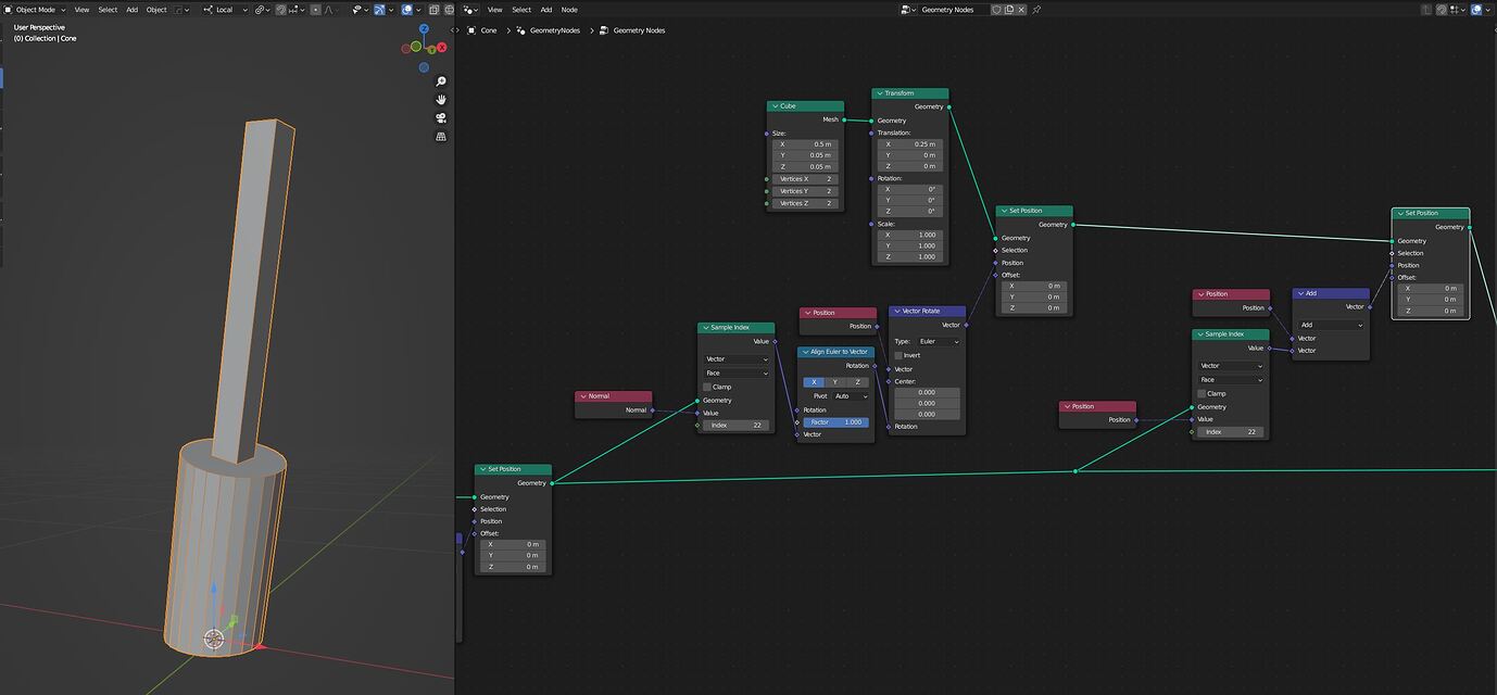 How do I rotate an object around local axis in Geo Nodes? - Animation ...