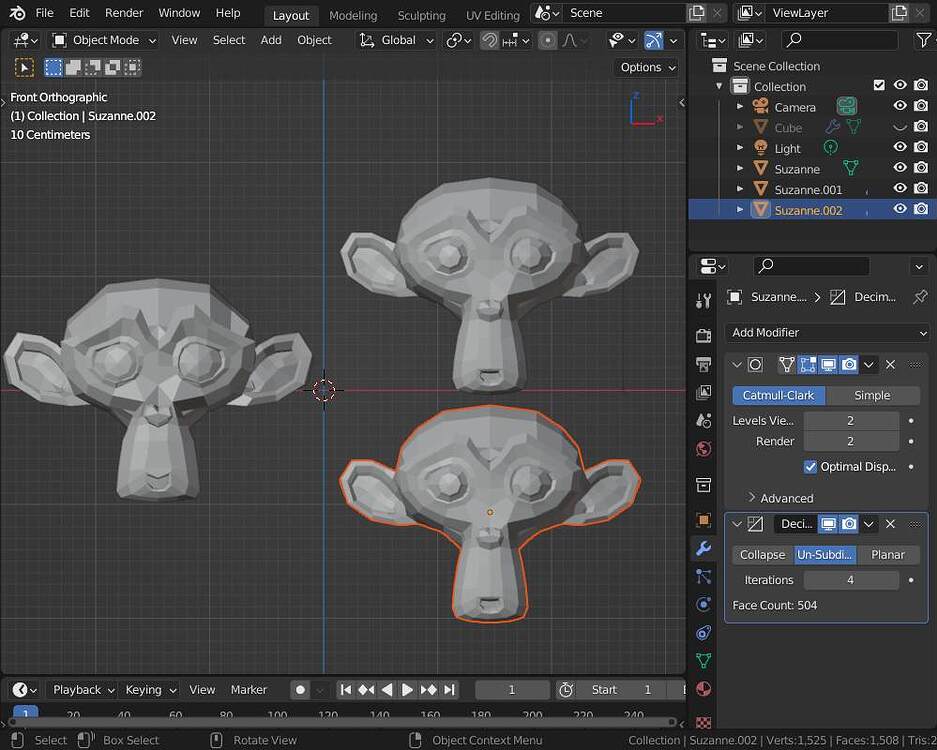 Unsubdivide mesh to match subdivided mesh? - Modeling - Blender Artists ...