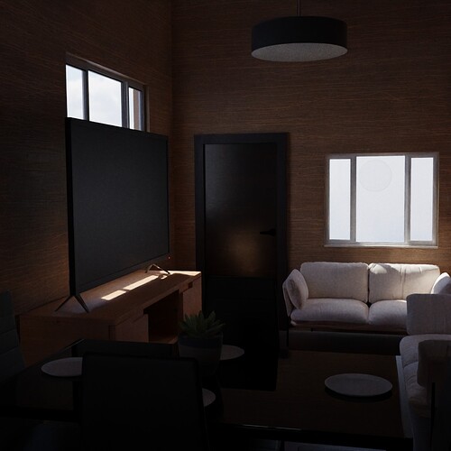 Living room Composite Render