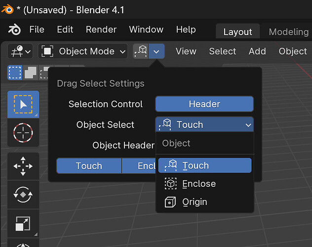 object modes