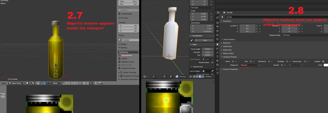 Blender 2.8 Textured Solid - Basics & Interface - Blender Artists Community