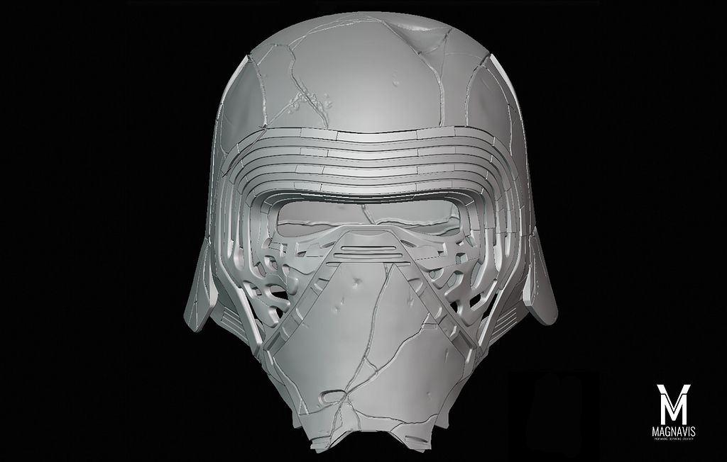 Reforged Kylo Ren Helmet - 3D Printing with Blender - Finished Projects ...