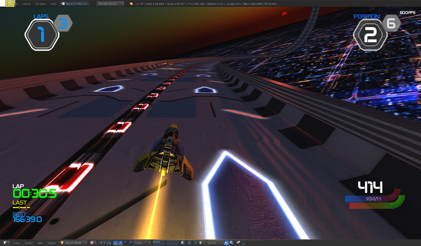 Wipe Out Style Wipeout style Game WIP - Works in Progress and Game Demos - Blender ...