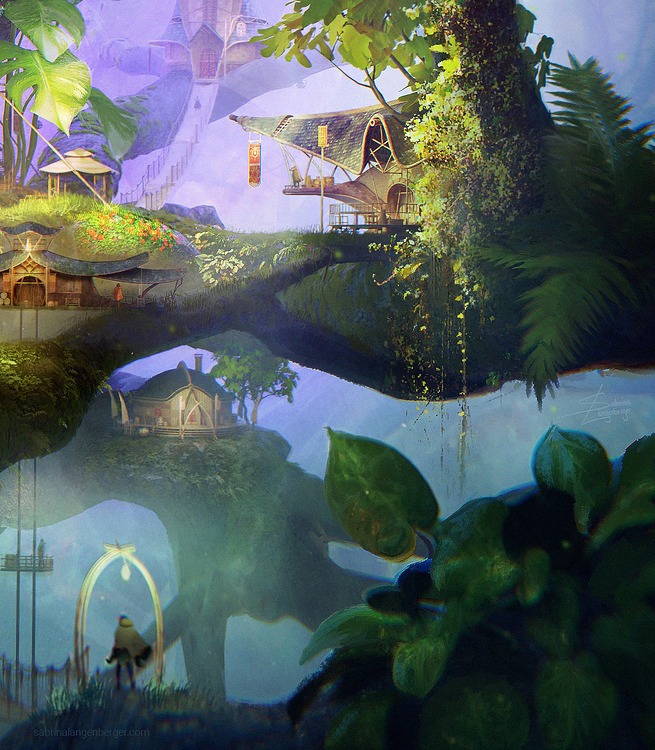 Tree Village - Finished Projects - Blender Artists Community