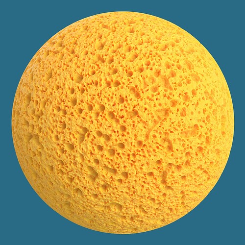 Sponge Material (Sphere Only) Small