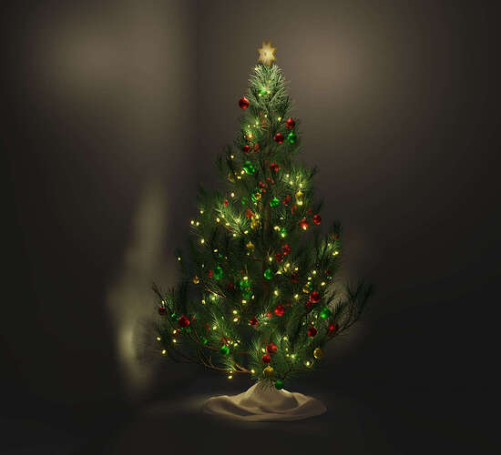 ChristmasTreeEevee