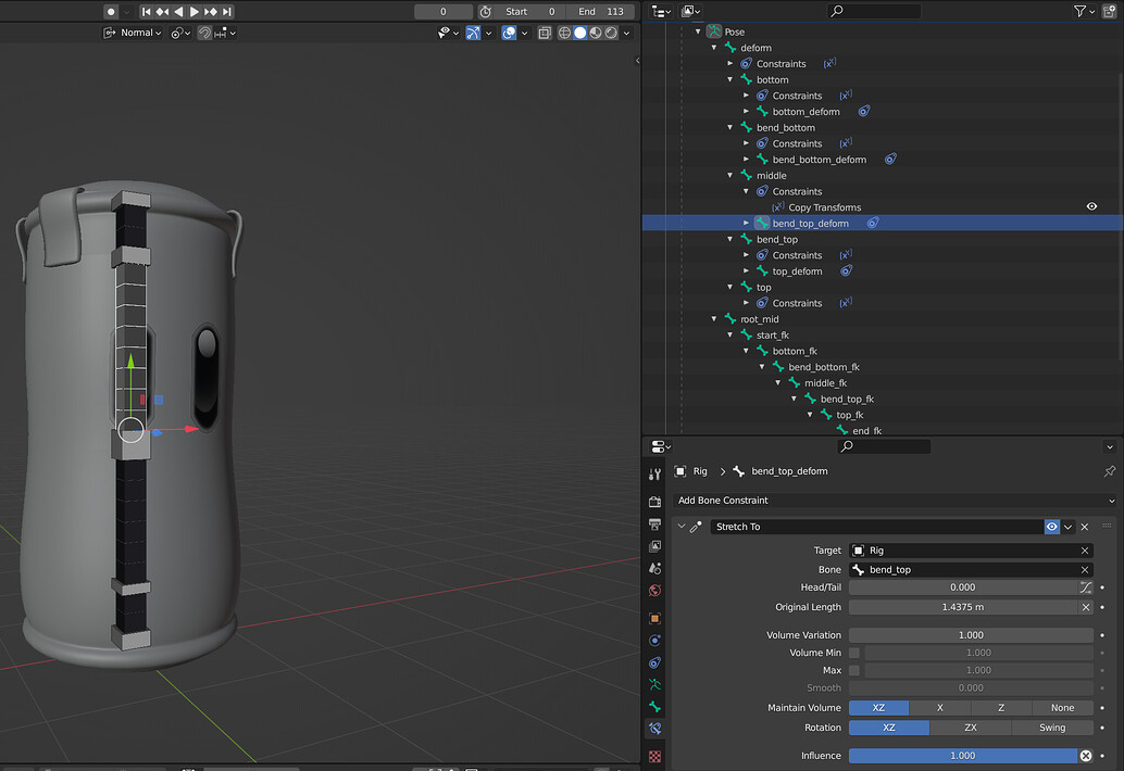 Sandi Rig Sandbag Rig Preview - Works in Progress - Blender Artists Community