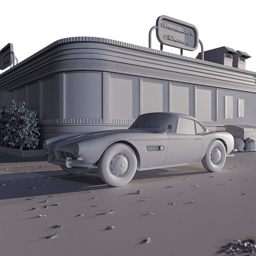 BMW507 Diner Clay