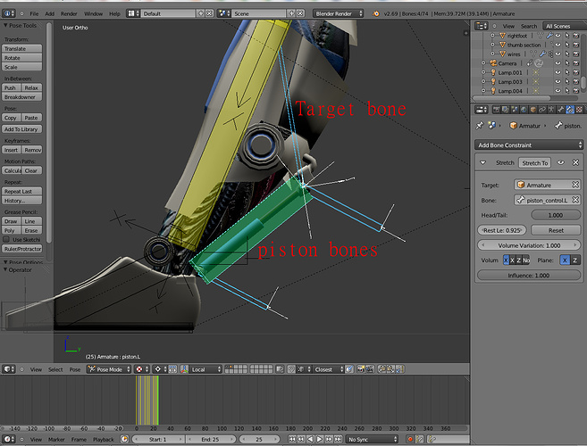 how to rig a hydraulic cylinder? - Animation and Rigging - Blender ...