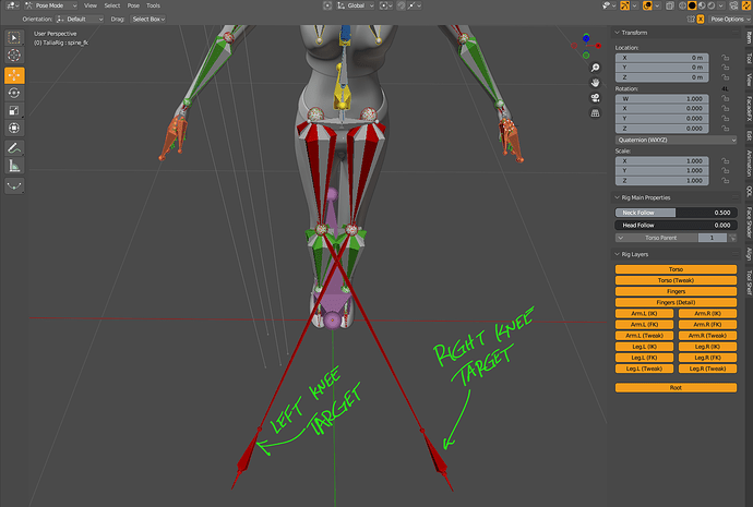 RIGIFY - IK Targets.... backward - Animation and Rigging - Blender ...