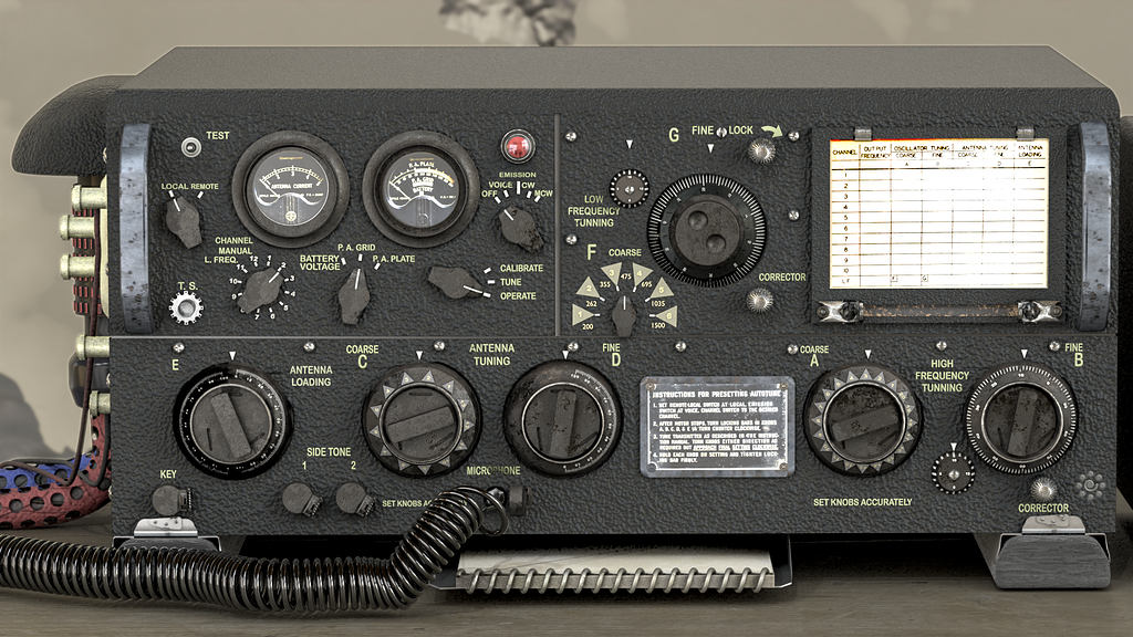 Radio AN/ATR 13 - Finished Projects - Blender Artists Community