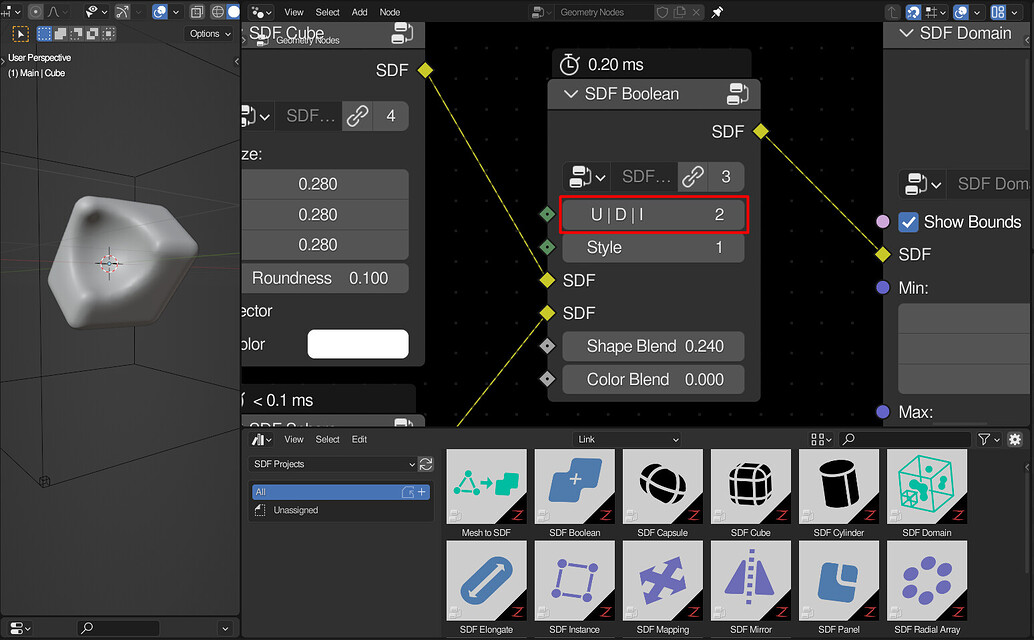 SDF Presets for Geometry Nodes - Page 2 - Released Scripts and Themes ...