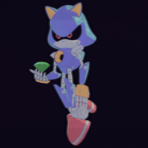 Metal Sonic Stylized 3 filtered