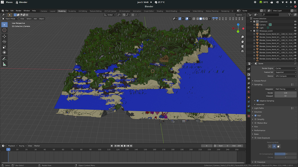 Minecraft animation on Linux issue - Materials and Textures - Blender ...
