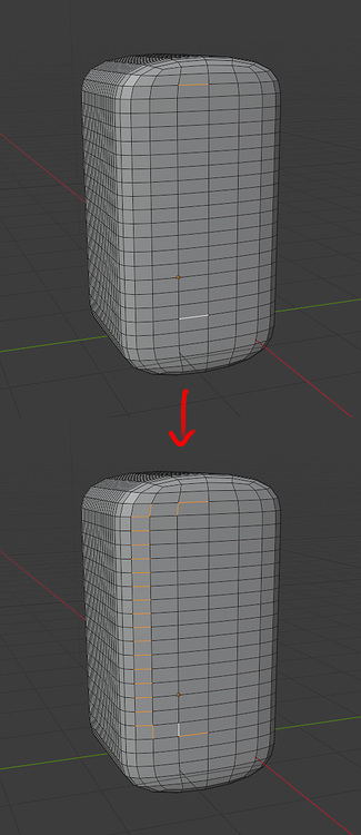 Select edge ring between 2 selected edges? - Modeling - Blender Artists ...