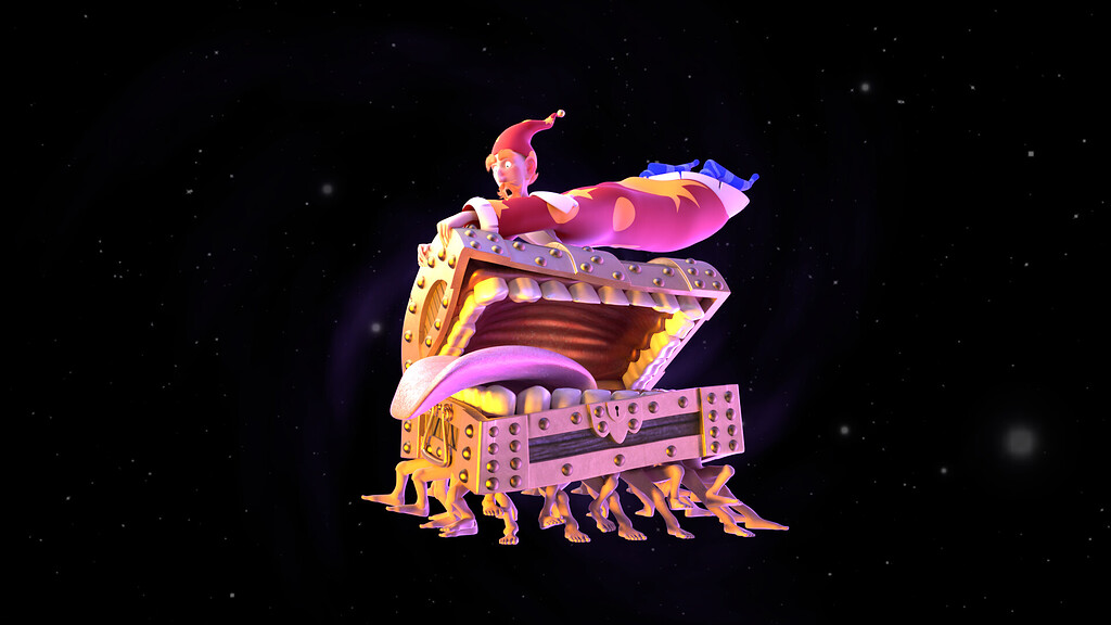 Discworld 2, Rincewind and the luggage - Finished Projects - Blender ...
