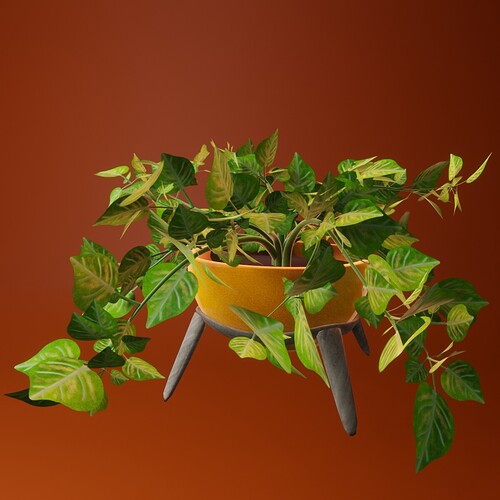 golden pothos shot