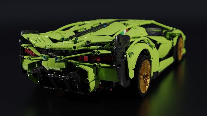 LEGO Lamborghini Rear