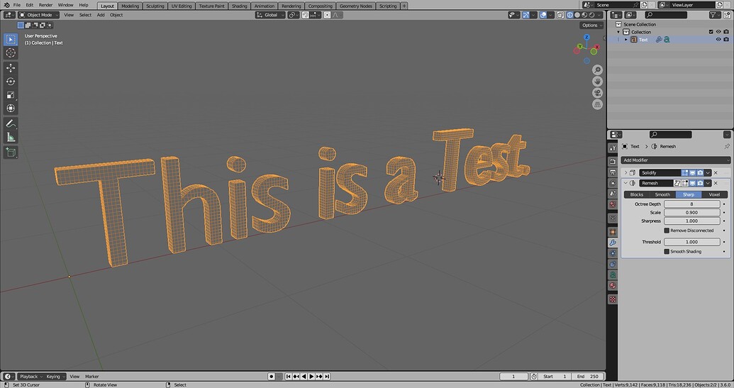 Text Box Blender Prettier Text Mesh - Modeling - Blender Artists Community