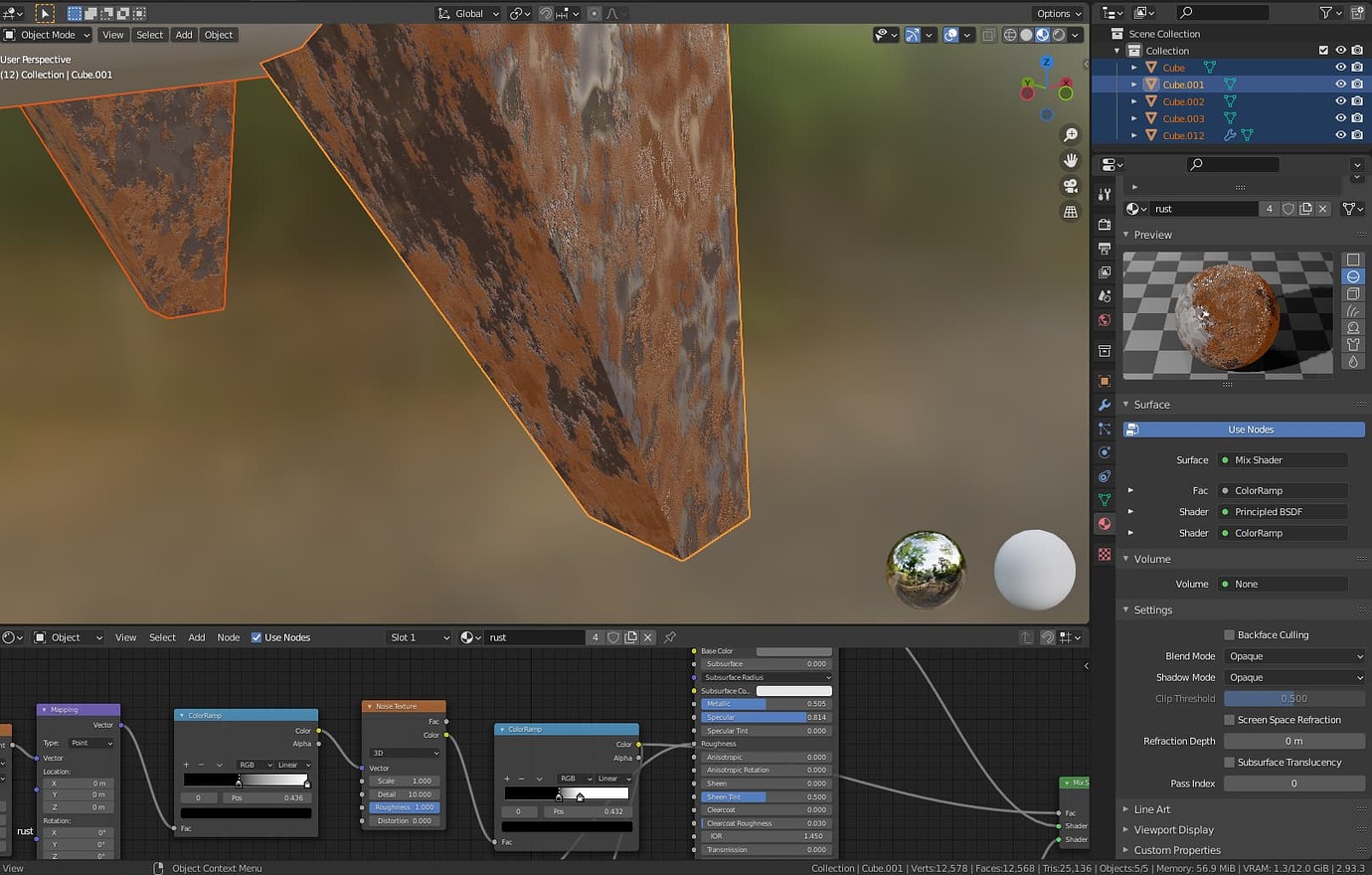 Rust 1616 Can i export shader nodes as fbx file? - Materials and Textures ...