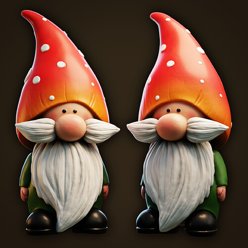 Cute Garden Gnome Character Sculpt 5