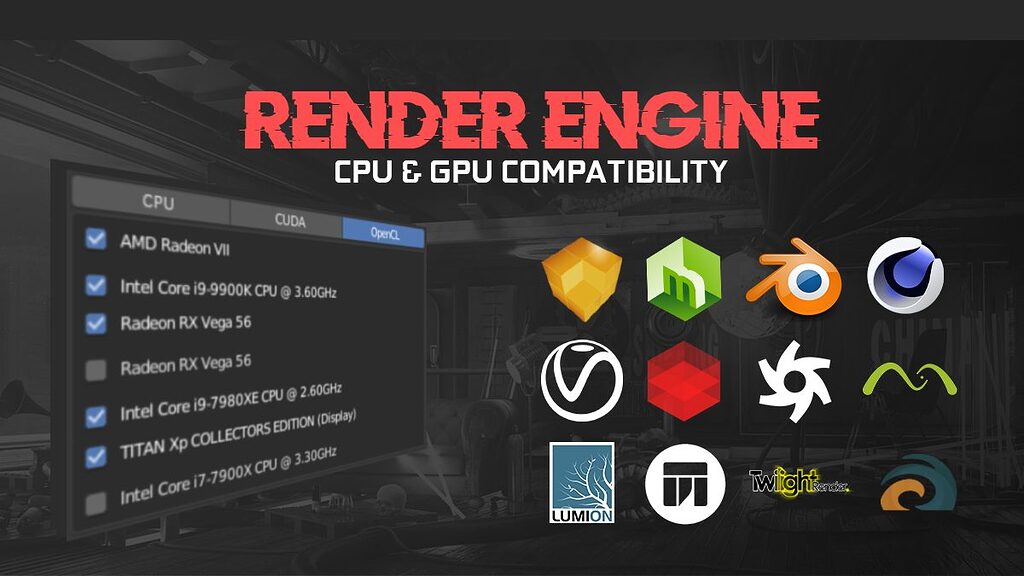 Best CPU & GPU Render Benchmarks - CG Director