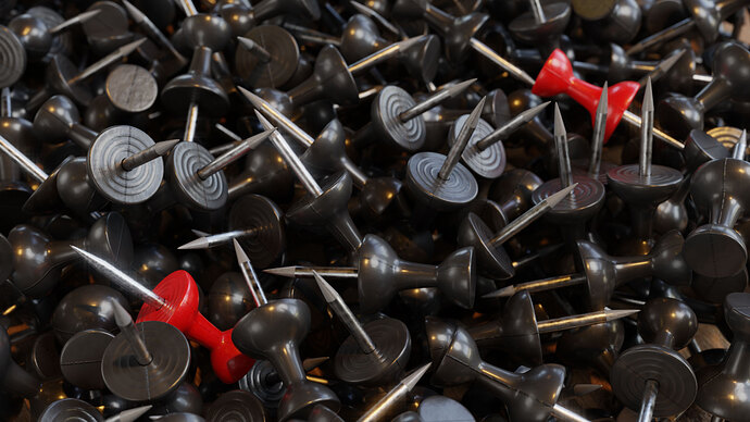 drawing pins
