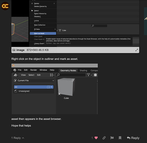 Make Object Into Preset (assets Library) - Basics & Interface - Blender ...