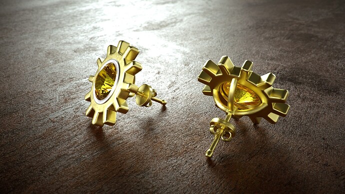 citrine earrings2