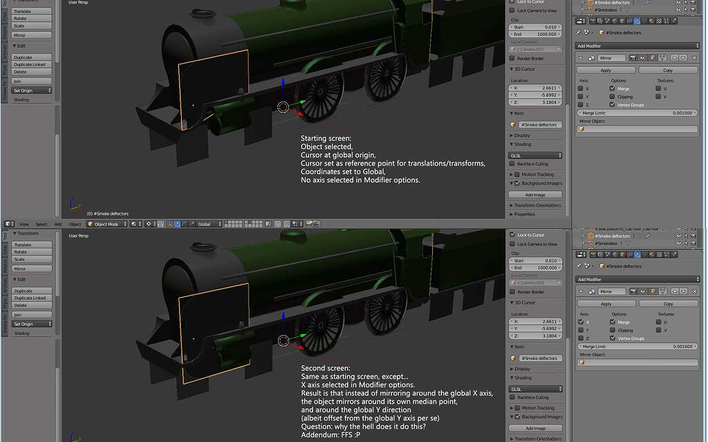 Mirror modifier does not do what it says on the tin. - Modeling ...