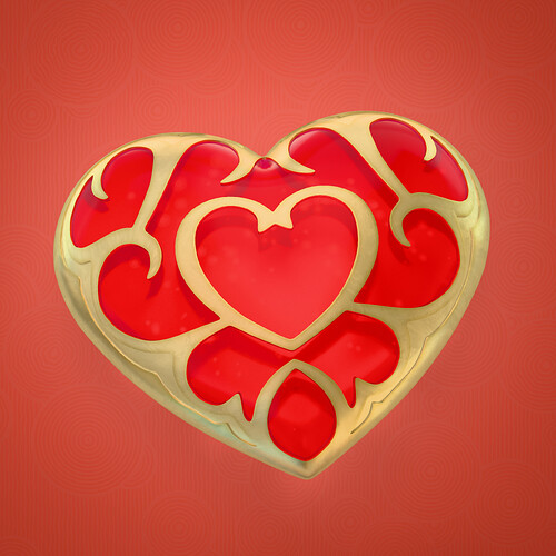 Heart Container 2d Heart Container - Finished Projects - Blender Artists Community