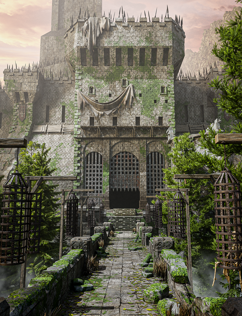 Reimaged Sens Fortress Reimaged - Finished Projects - Blender Artists Community