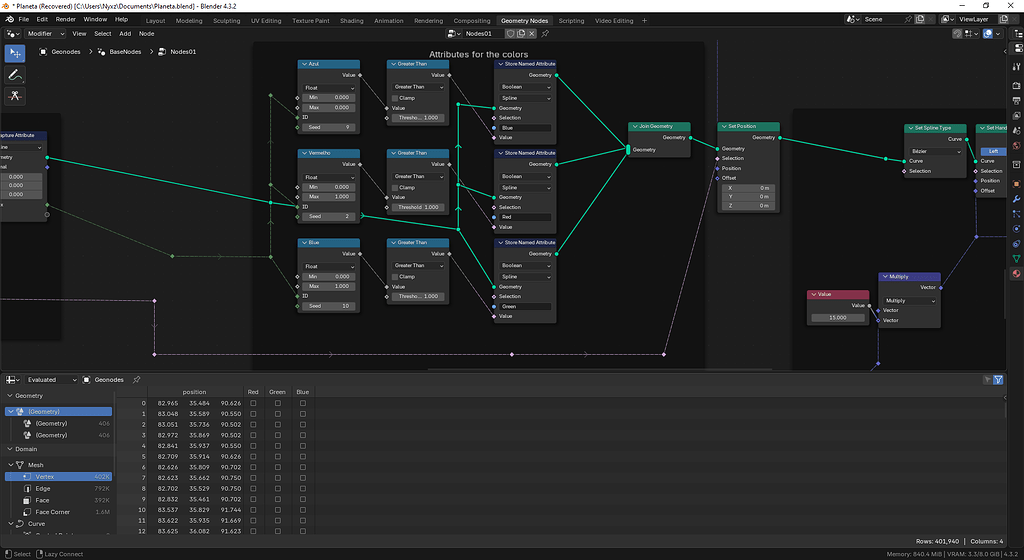 Switch between 2 materials in geometry nodes - Materials and Textures ...